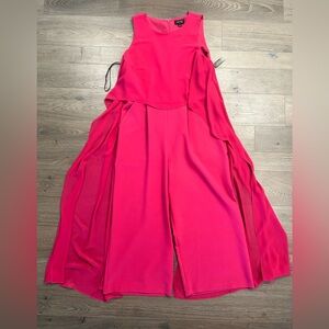 Pink formal jumpsuit. Size 14. NWT. Smoke free home